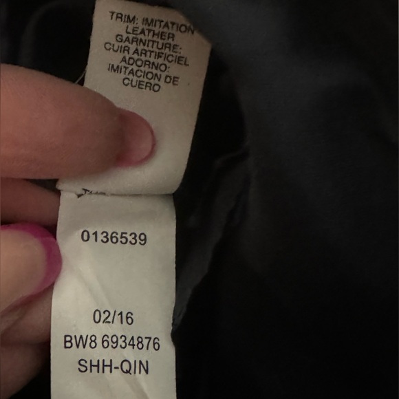 Tommy Hilfiger Canvas Crossbody Purse Bag Gold Logo Faux Leather Trim EUC Cute - Picture 14 of 15